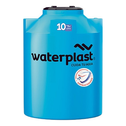 Cisterna Single Tanque De Agua Polietileno 1500 Waterplast Color Celeste