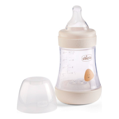 Mamadera Chicco Perfect 5 Flujo Lento 150ml 0m+ Color Beige Rosa