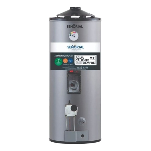 Termotanque Señorial Multigas Y Electrico Tsz-50 Gris 50l