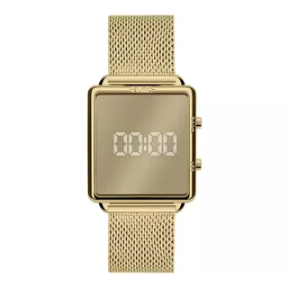 Relógio Euro Feminino Ff Reflexos Dourado - Eujhs31bams/4d Cor Do Fundo Espelhado