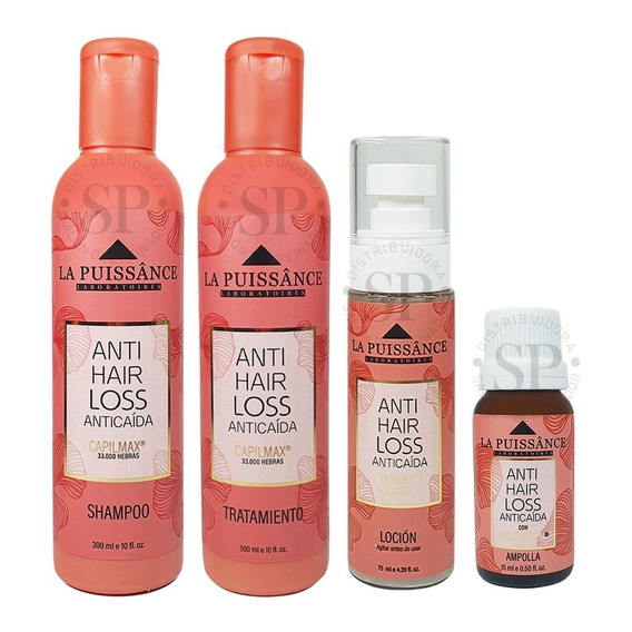 Kit Completo Anti Caída Hair Loss Crecimiento La Puissance