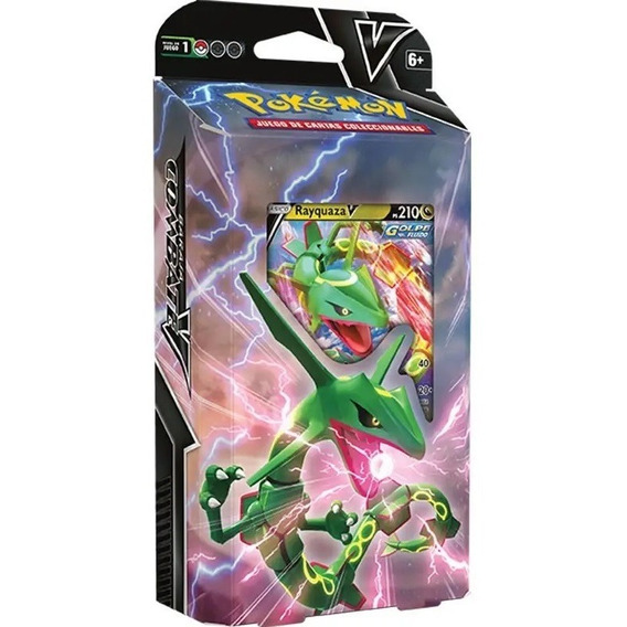 Pokemon Mazo De Cartas Rayquaza V Español Original