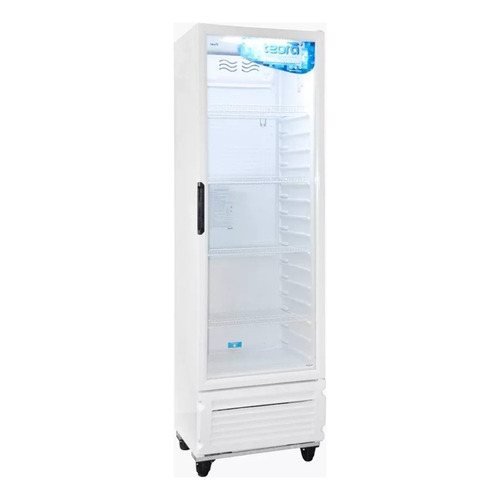 Heladera exhibidora vertical Teora TEV540 470 L 1  puerta blanca 65 cm de ancho 220V