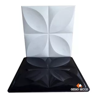 Forma Placa Gesso 3d Abs 2mm - Floral 50cm-entrega Imediata 