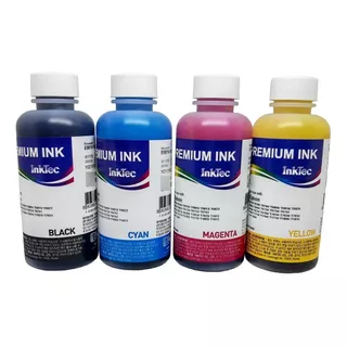 Combo 4 Tintas Inktec Para Epson - 100 Cc Fotografica (cmyk) Tinta Bcmy
