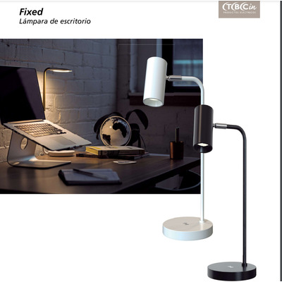 Lámpara De Escritorio Tbcin Esq1-10w Negra Usb 150mm