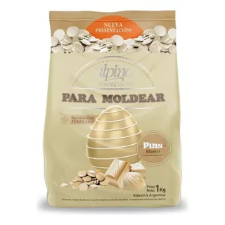 Chocolate Para Moldear Alpino Lodiser Pins X 1kg | Blanco |