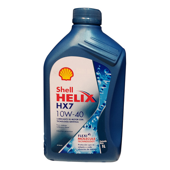 Aceite Semi Sintetico Shell Helix Hx7 10w40 - 1 Litro
