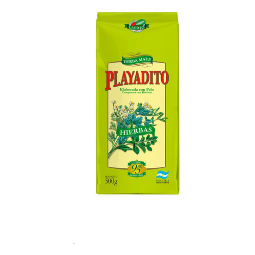 Yerba Mate Con Hierbas Paquete 500 Gr Playadito