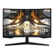 Monitor Gamer Curvo Samsung Odyssey G5 S27ag55 Led 27  Negro 100v/240v