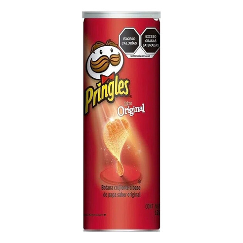 Papas Pringles Sabor Original 1 Lata De 124g