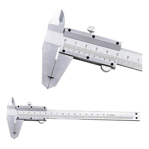 Calibrador Pie Rey 0/150mm Medidas Metálico Con Estuche