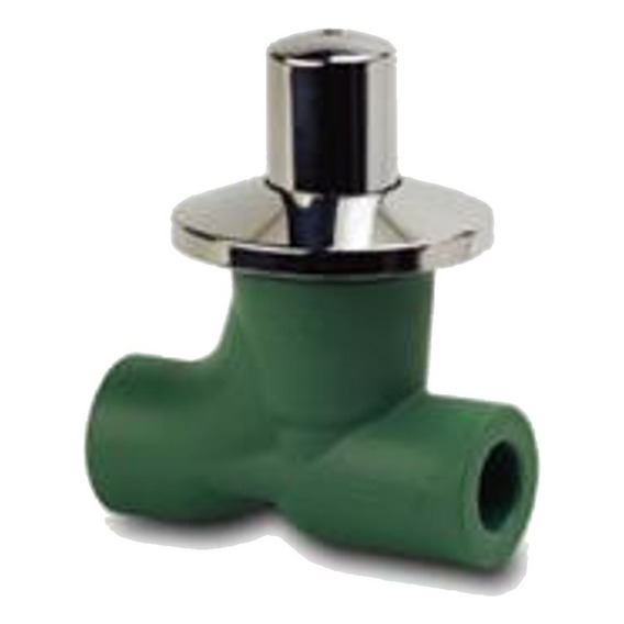 Llave De Paso Pleno Plast Tigre Fusion Verde 25