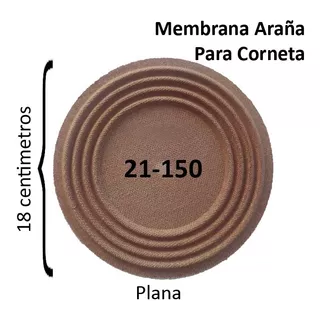 Araña / Membrana P/corneta Plana Dura 18cm 7 