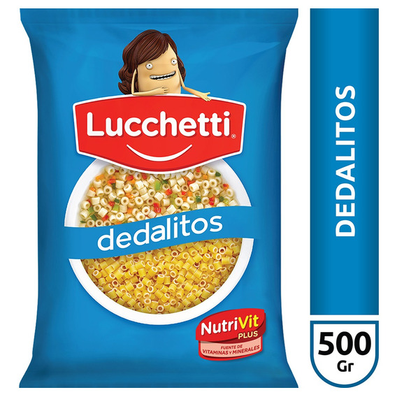 Fideos Dedalitos Lucchetti X500 Gr