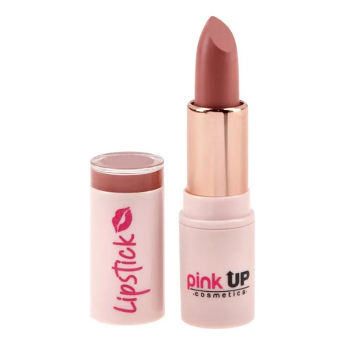 Labial Pink Up Lipstick De Larga Duracion Acabado Mate Color Mauve pklp03