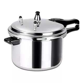 Heaimo Olla Express Aluminio 7 Litros Clásica Color Plata Papelera De Alta Presión De Gas Restablece El Horno De Fondo Aplicable Delicioso