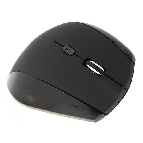 Mouse Inalámbrico Semi Vertical 1600dpi Klipxtreme Kmw-390 Color Negro