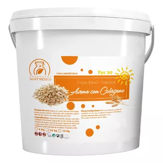  Crema De Avena Con Colágeno Con Filtro Solar 10 Kilos