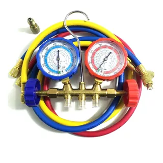 Manifold Combinado R410 R22 R134 R12 Refrigeracion Manometro