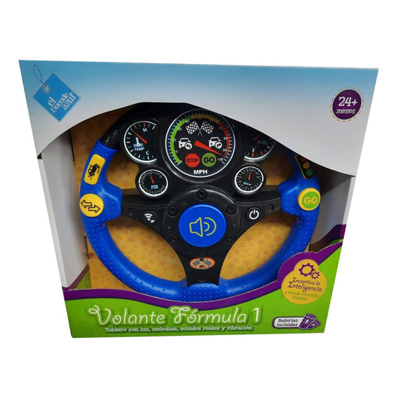 Volante Formula 1 El Duende Azul Para Bebe Jeg 7445 El Gato