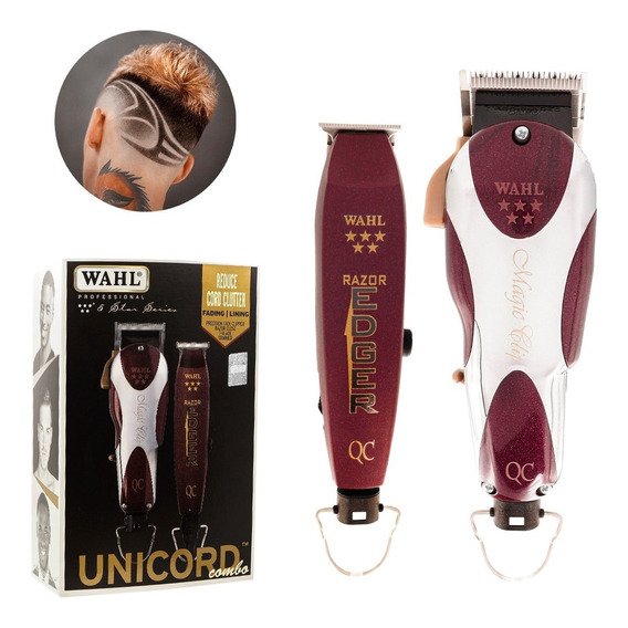 Wahl Unicord Combo 5 Stars Cortadora Terminadora De Cabello Profesional Especial Estéticas Y Barbers