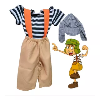 Disfraz De Chavo Del Ocho Para Niños Talla 1 A La 8