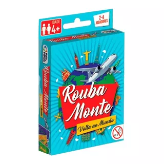 Rouba Monte Volta Ao Mundo Jogo De Cartas Infantil Divertido