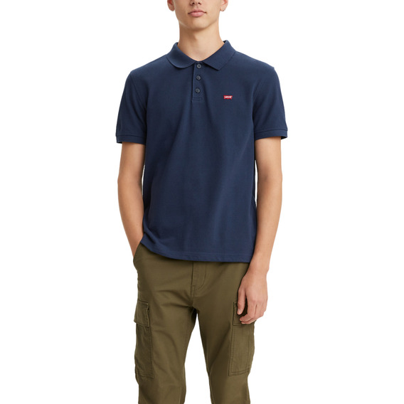 Polo Hombre Lisa Logo Azul Levis 35883-0005