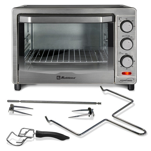 Horno de Mesa Eléctrico con Rosticero Koblenz HKM-1500 R 24L 4 Funciones 1500W Acero Inoxidable 120V