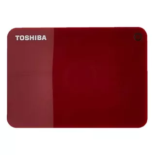 Disco Duro Externo Original Toshiba 2tb 2.5 Rojo + Estuche