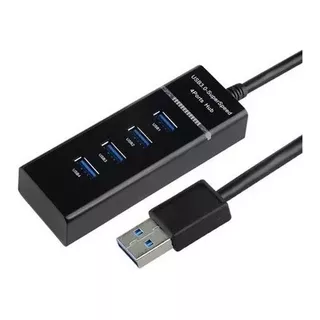 Hub Usb 3.0 4 Puertos De Alta Velocidad Indicador Led Azul