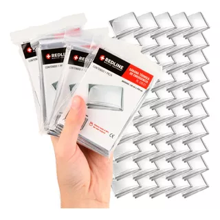 Sábana Térmica Aluminio Redline Manta Emergencia 50 Pack