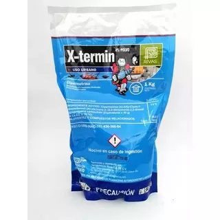 X-termin 4% Polvo 1kg Insecticida Polvo Seco Para Cucarachas