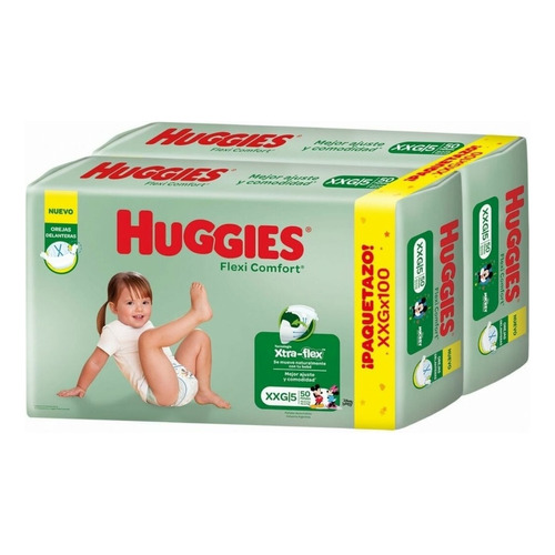 Pañales Huggies FLEX COMFORT  XXGPañales Huggies FLEX COMFORT XXG