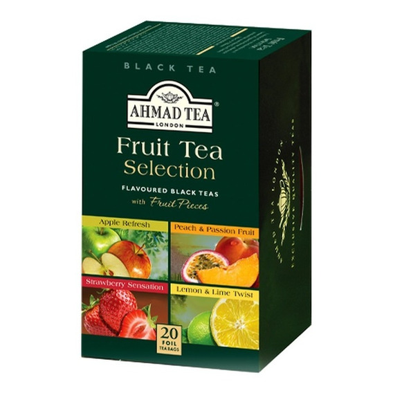 Ahmad Tea - Fruit Selection - 20 Sachets 4 Sabores Frutales