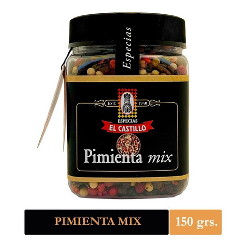 Pimienta Mix Bote El Castillo 150 Grs