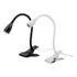 Lampara Mesa Con Pinza Clip Negra O Blanca - Calidad Unilux Estructura Blanco Blanco