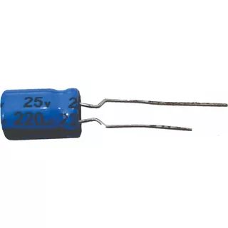 Capacitor Electrolitico 220uf X 25v 85º x 10 Unidades