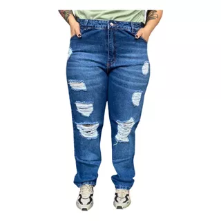 Jeans Roto Talles Especiales-reales