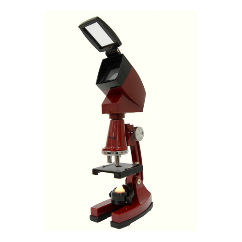 Microscopio Tmp-900 Luz Y Proyector Galileo Color Rojo