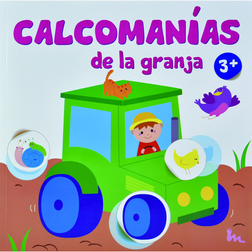 Calcomanias De La Granja 3+ Tractor, de Yoyo Books. Serie Calcomanías De La Granja 3+ Vaca Editorial Jo Dupre Bvba (Yoyo Books), tapa blanda en español, 2021