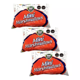 Kit 3 Mini Marshmallows Miami Bites 283g - Sabores Original