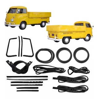 Kit Restauração Borracha Porta Vidro Kombi Pick Up Cabrita