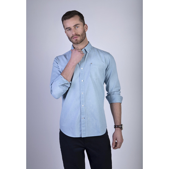 Camisa Tyneside Azul New Man Ss24