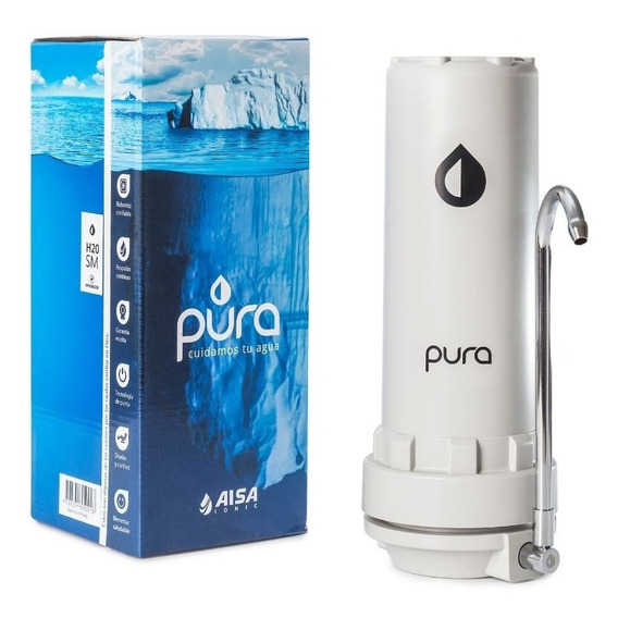 Pura Filtro Purificador De Agua | Rinde 40mil Litros +salud