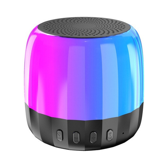 Parlante Bluetooth Lenovo K3 Plus Speaker Rgb Color Negro