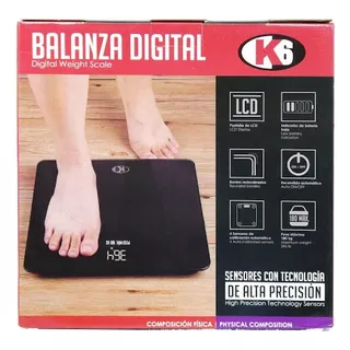 Balanza Digital K6 Bascula Peso Personal