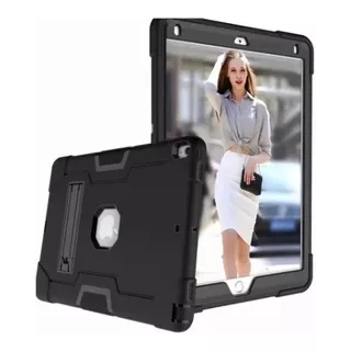 Carcasa Funda Reforzada Para iPad 10.2 7ma 8va Gen. + Lamina