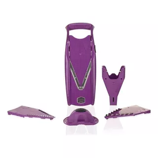 Mandolina Borner V5 + Multibox Cortador Profesional Alemana Color Violeta